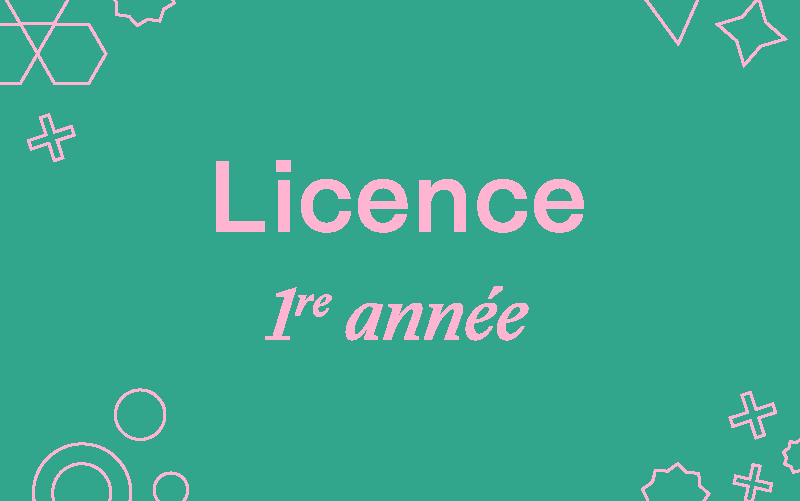 Licence 1e année